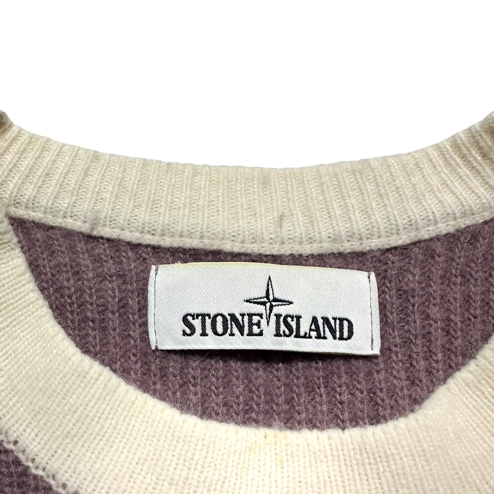 Stone Island Compass Logo Knit Pullover Jumper