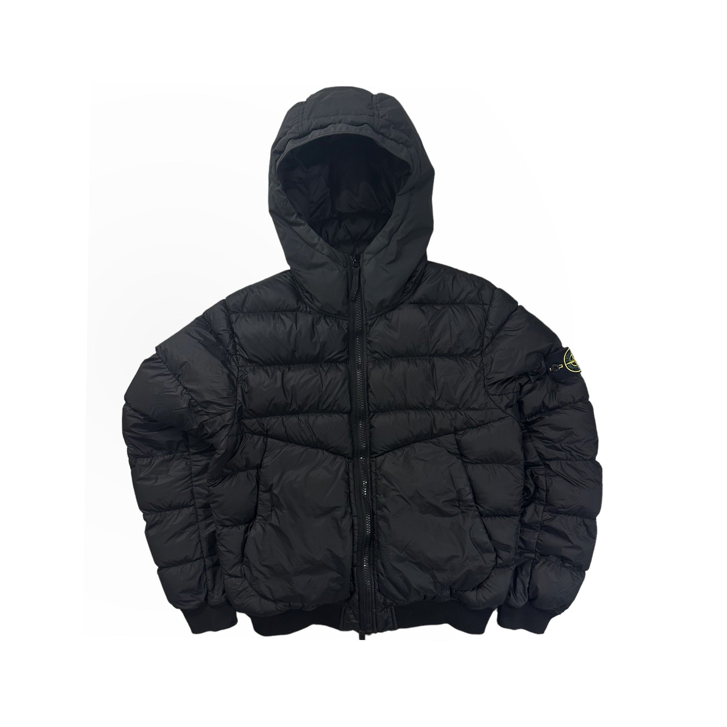 Stone Island Garment Dyed Down Crinkle Reps Puffer Jacket
