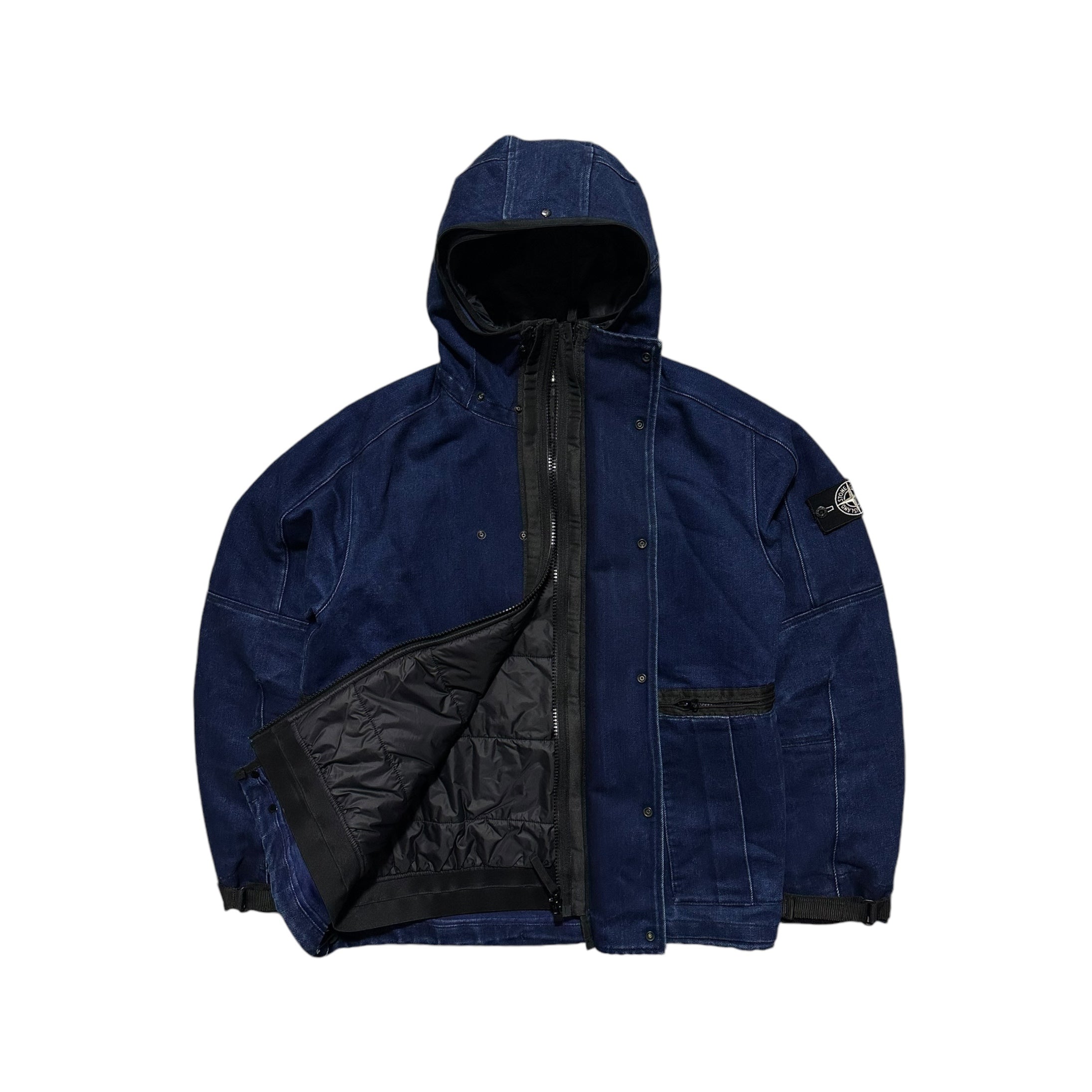 Stone Island Polypropylene 2 in 1 Denim Jacket