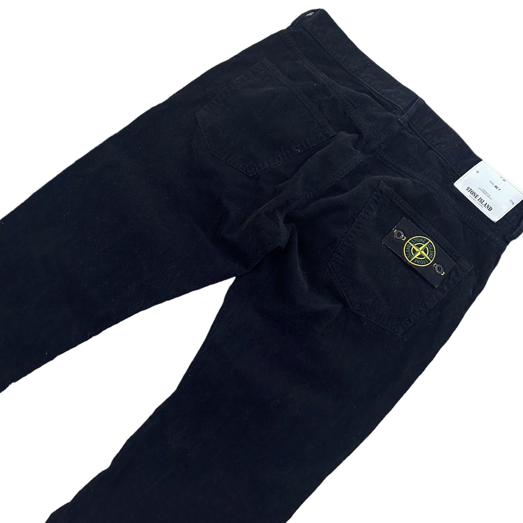Stone Island Corduroy Discontinued Jeans with Back Patch