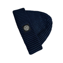 Load image into Gallery viewer, Stone Island Patch Logo Ribbed Beanie
