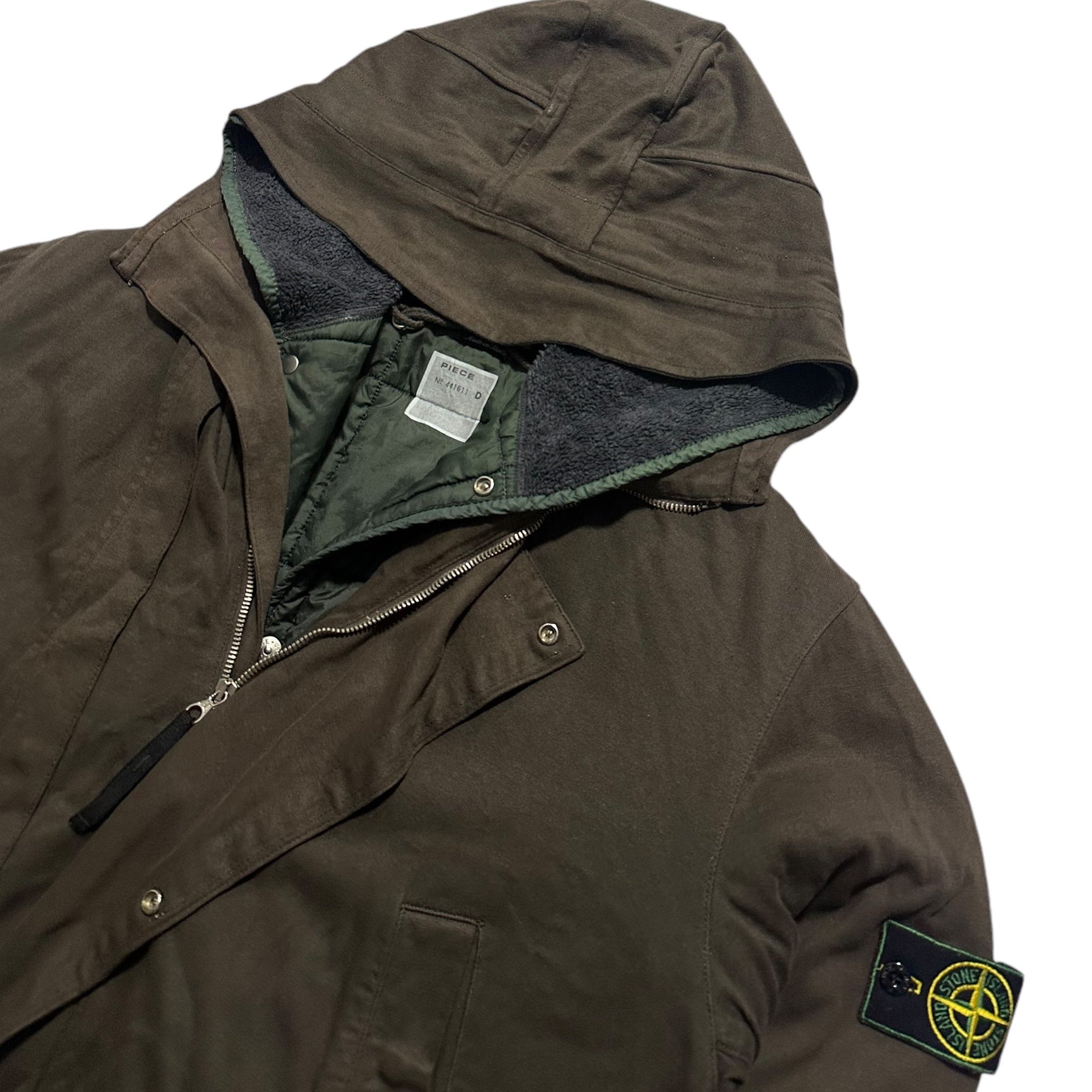 Stone Island Double Layer Pile Zip Up Jacket from Autumn/Winter 1998