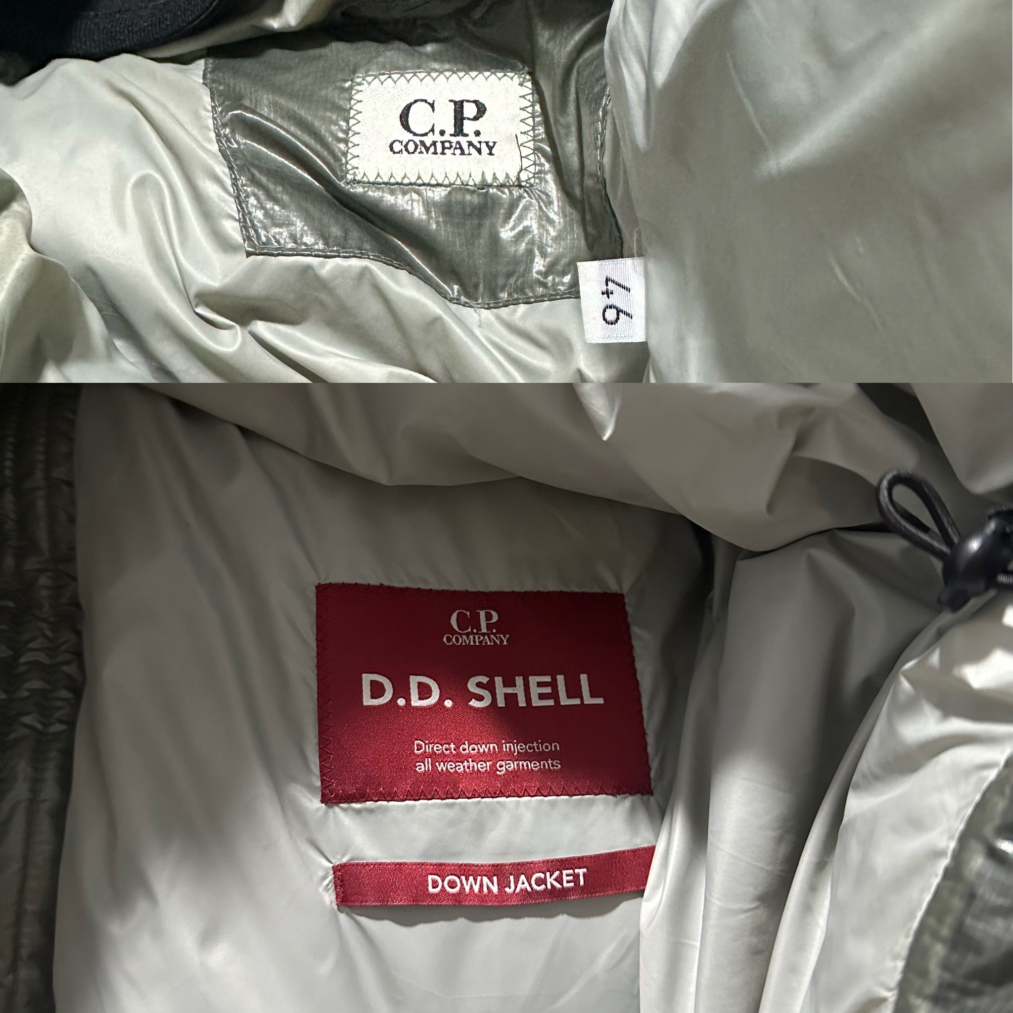 CP Company DD Shell Face Mask Puffer Jacket