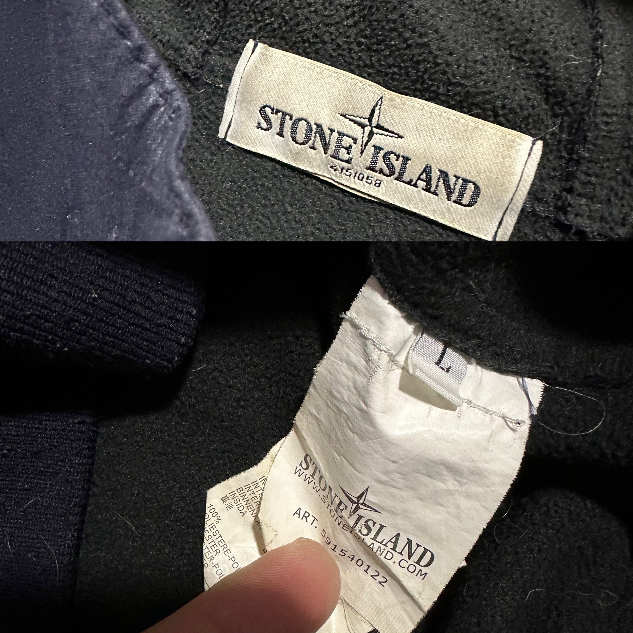 Stone Island Soft Shell Zip Up Jacket