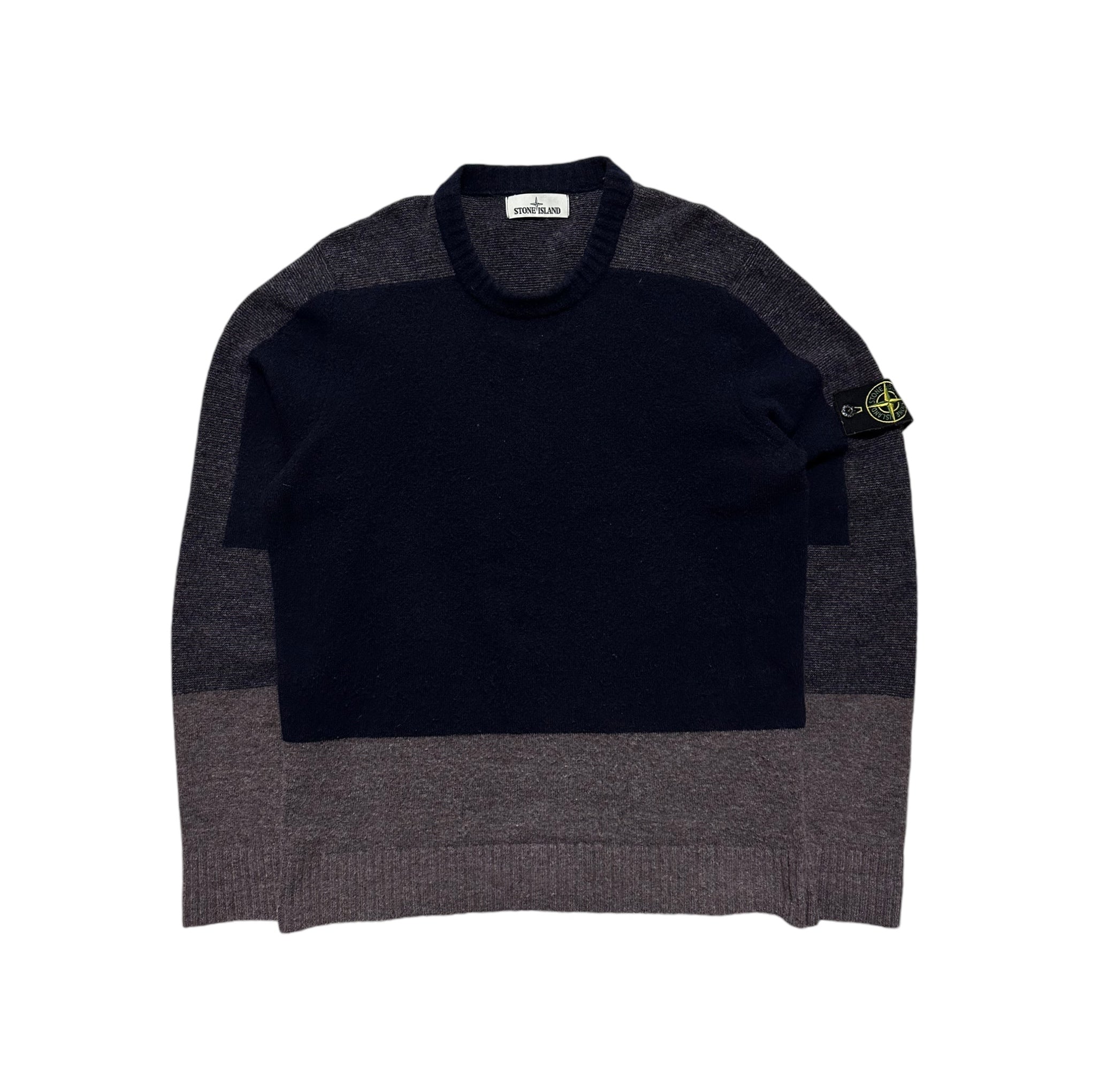 Stone Island Gradient Knit Pullover Jumper