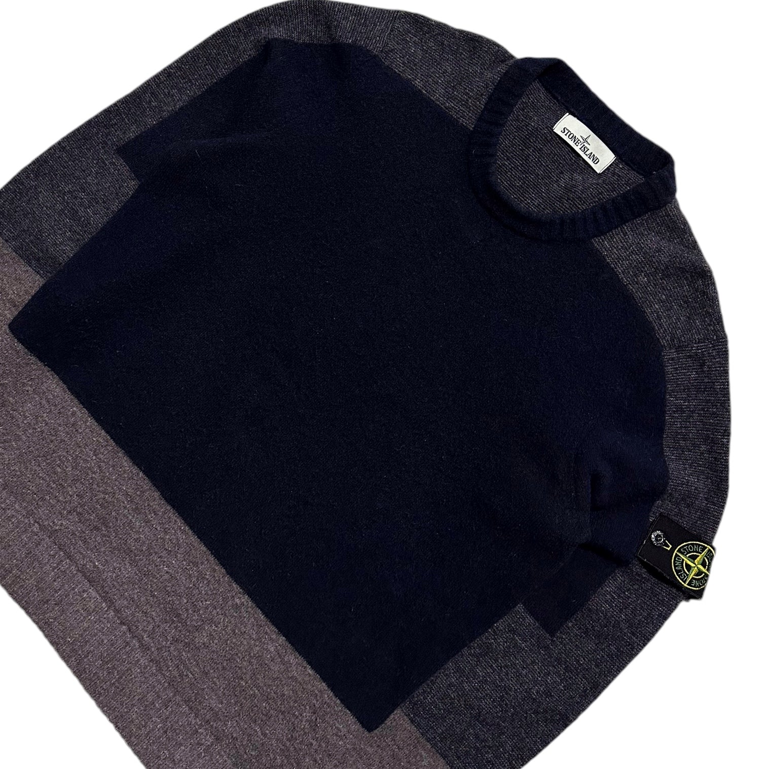 Stone Island Gradient Knit Pullover Jumper