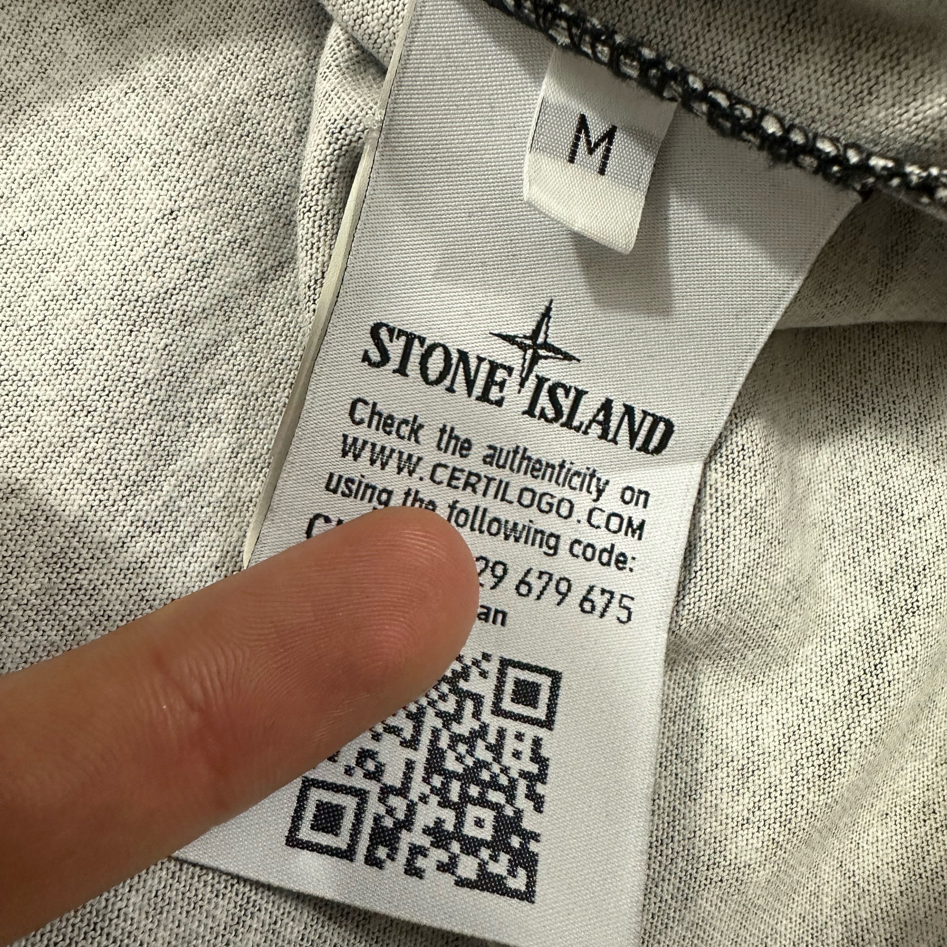 Stone Island x Supreme Acid Wash Pullover Short Sleeved T Shirt