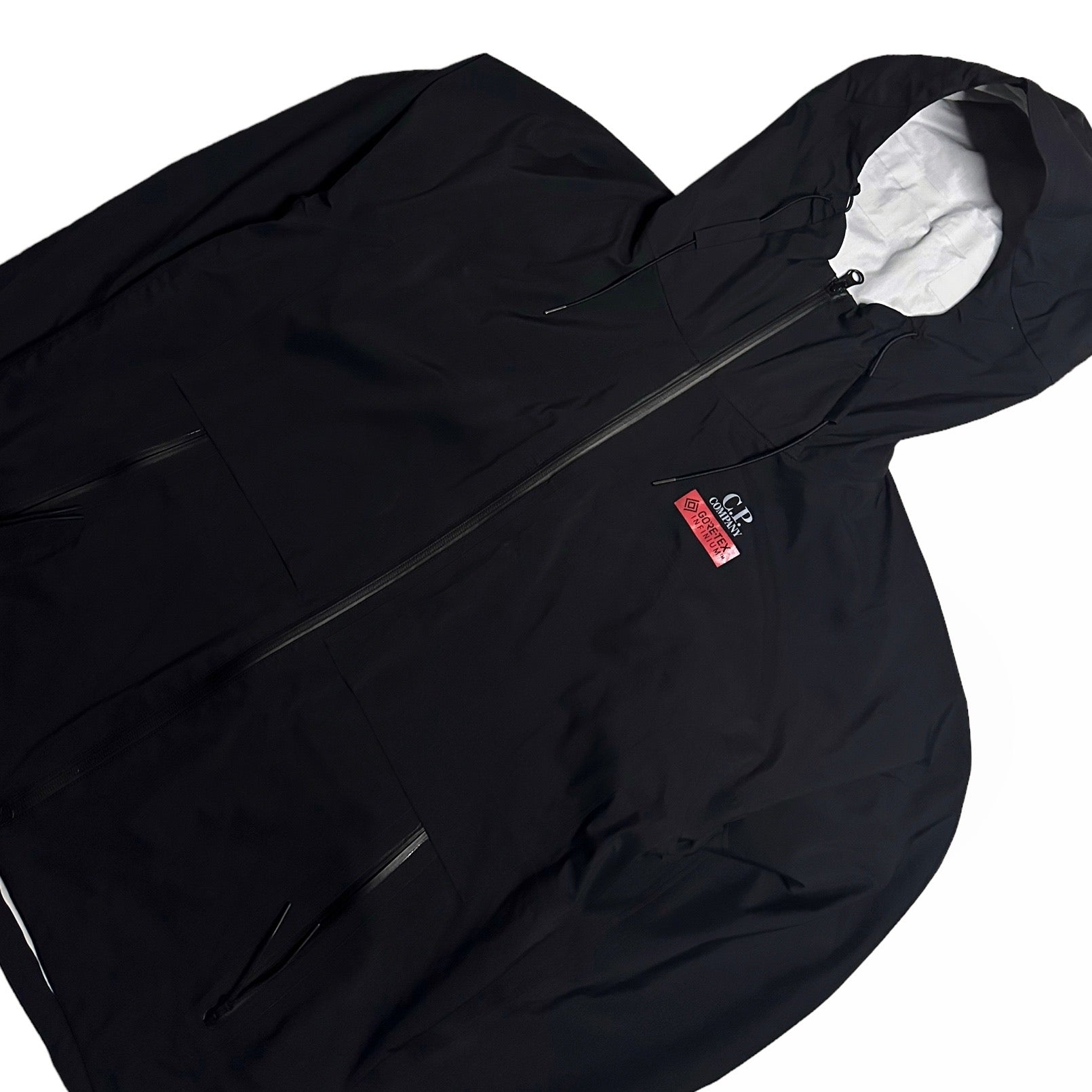 CP Company Goretex Infinium Logo Zip Up Waterproof Jacket