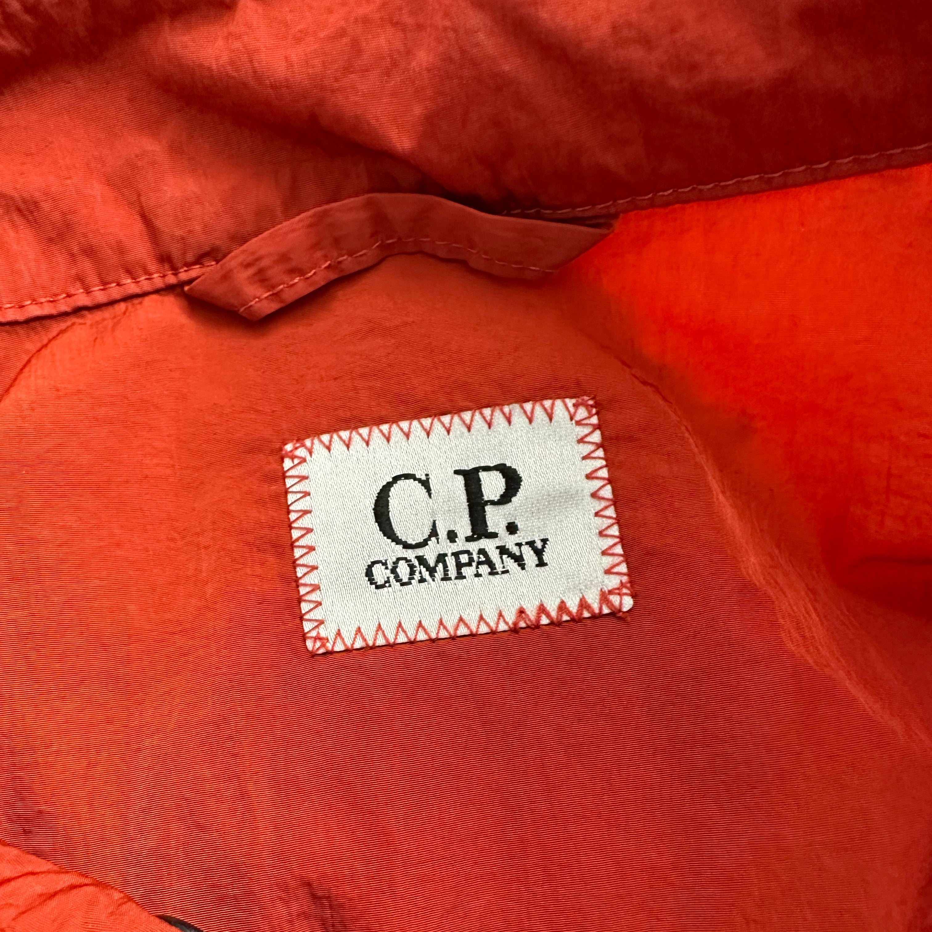 CP Company Chrome Nylon Front Pocket Zip Up Overshirt