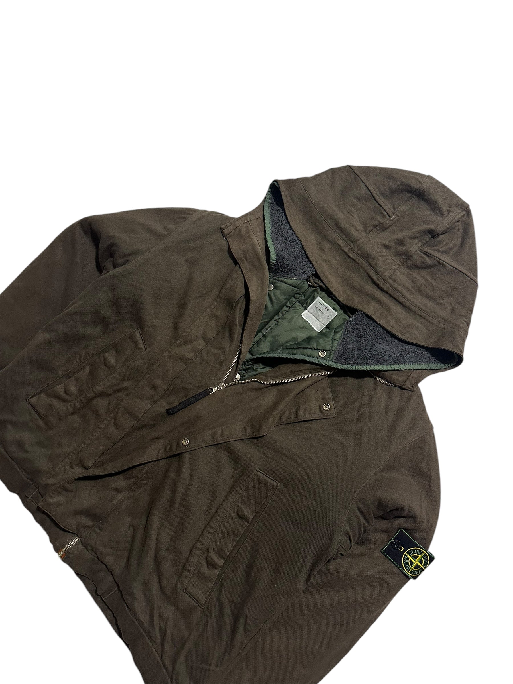 Stone Island Double Layer Pile Zip Up Jacket from Autumn/Winter 1998