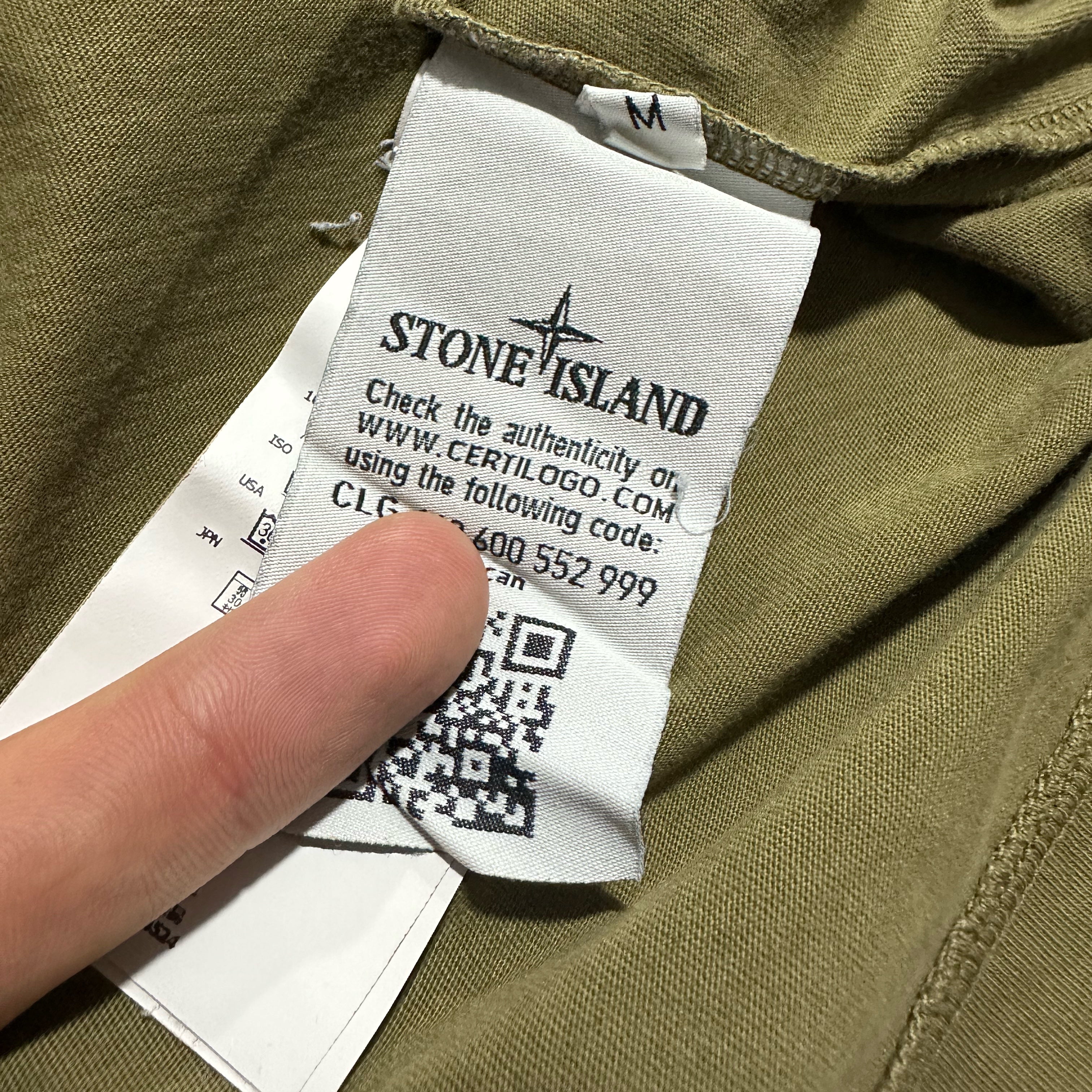 Stone Island Short Sleeved Patch Logo T Shirt