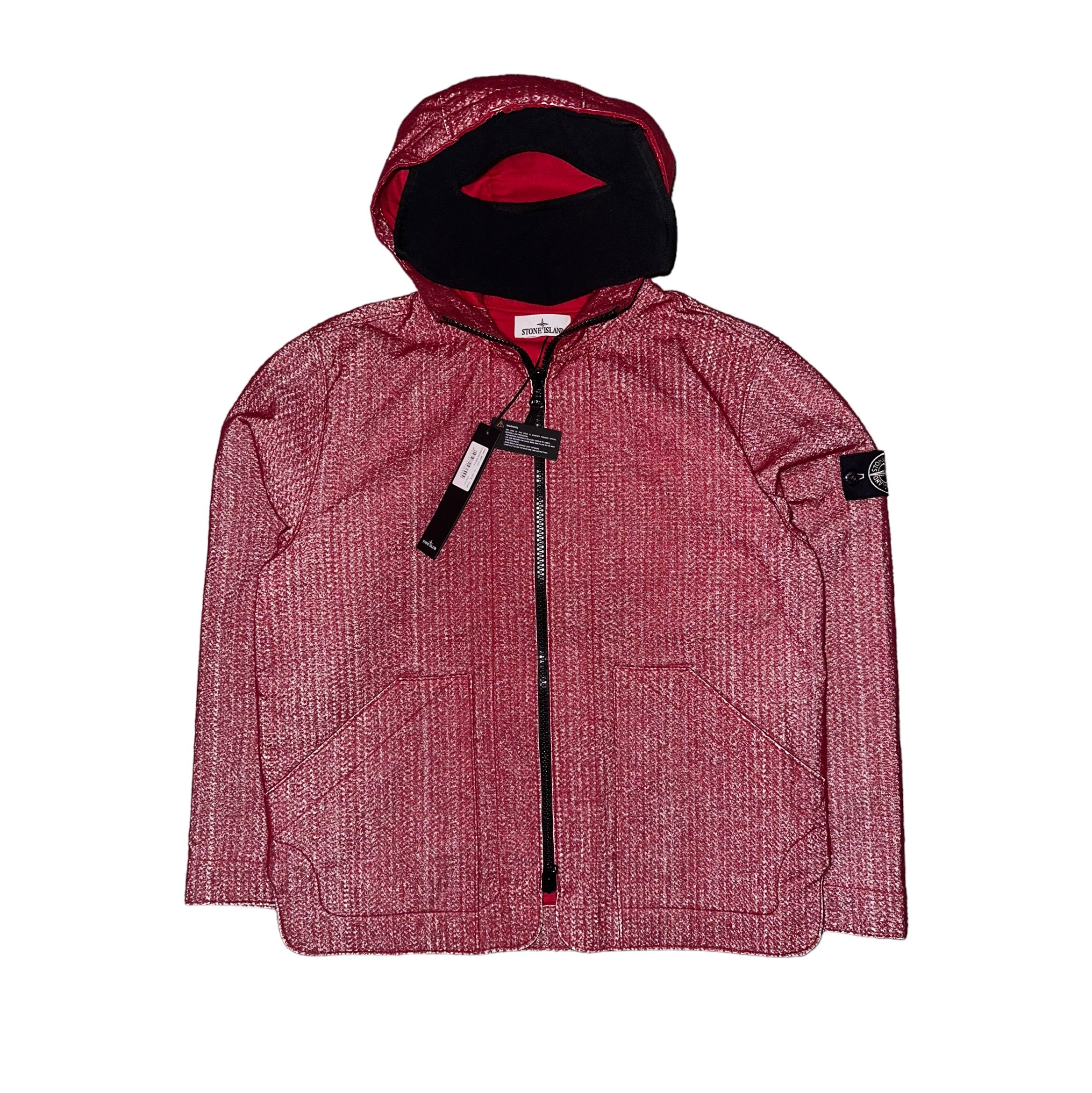 Stone Island Needle Punched Reflective Jacket with Special Process Badge