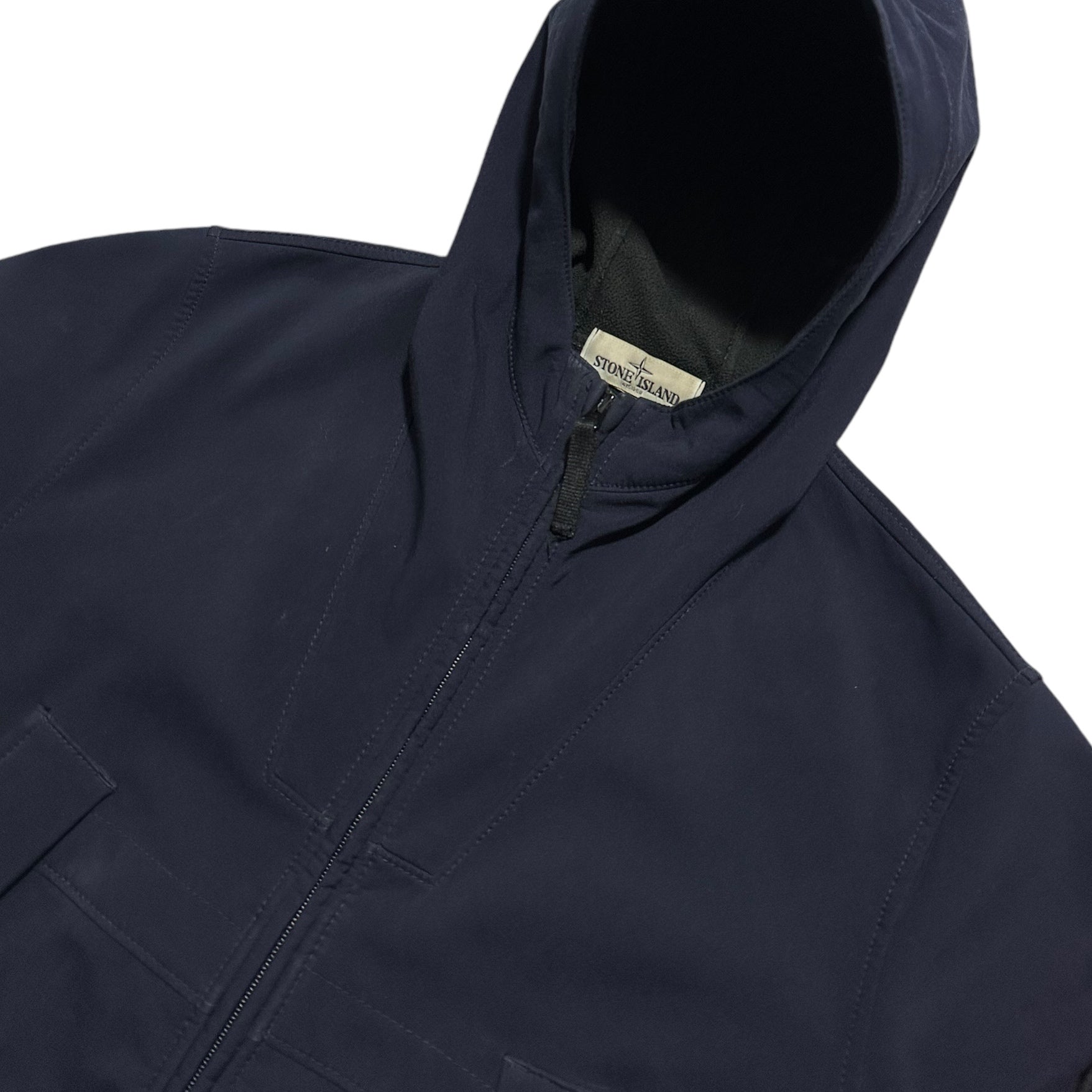 Stone Island Soft Shell Zip Up Jacket