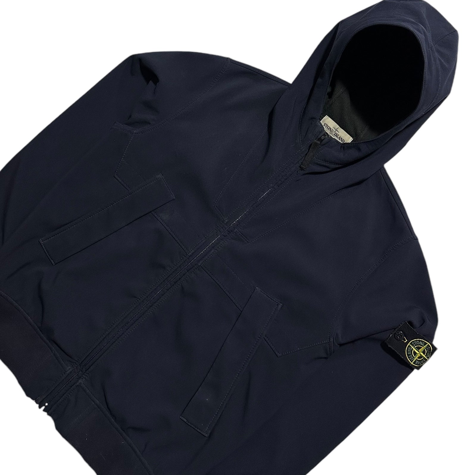 Stone Island Soft Shell Zip Up Jacket