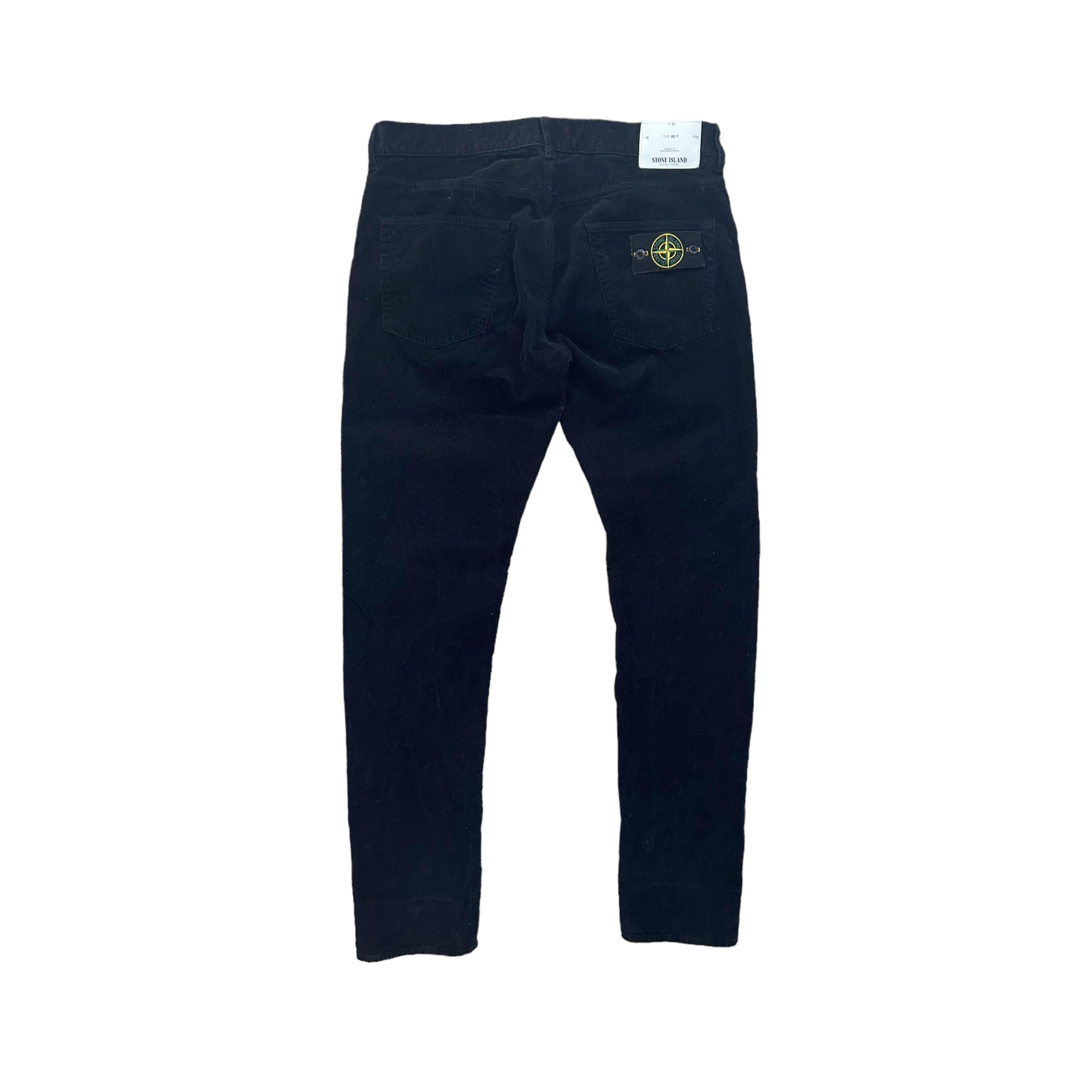 Stone Island Corduroy Discontinued Jeans with Back Patch