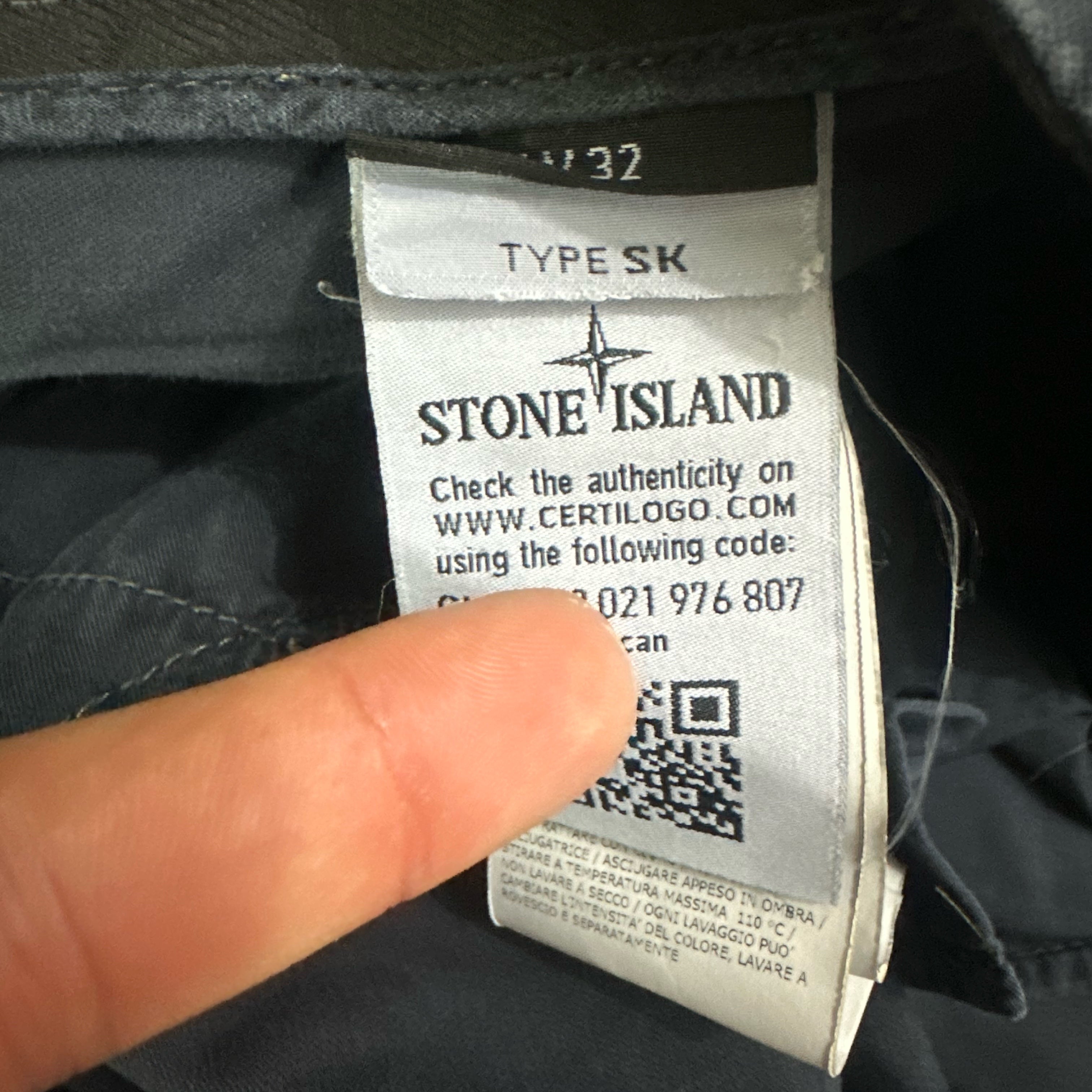 Stone Island Slim Fit Cargo Trousers