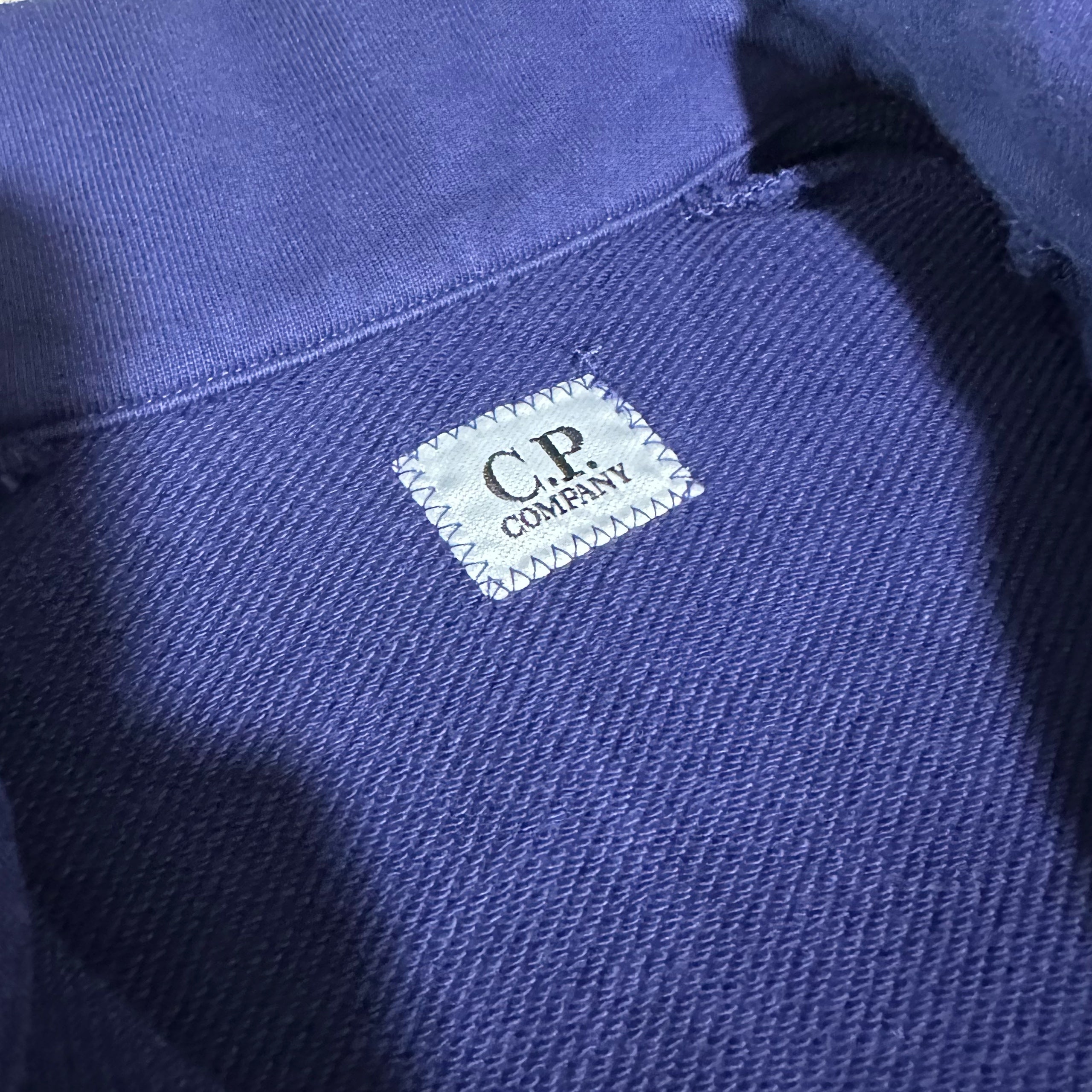 CP Company 1/4 Zip Pullover Jumper with Micro Lens