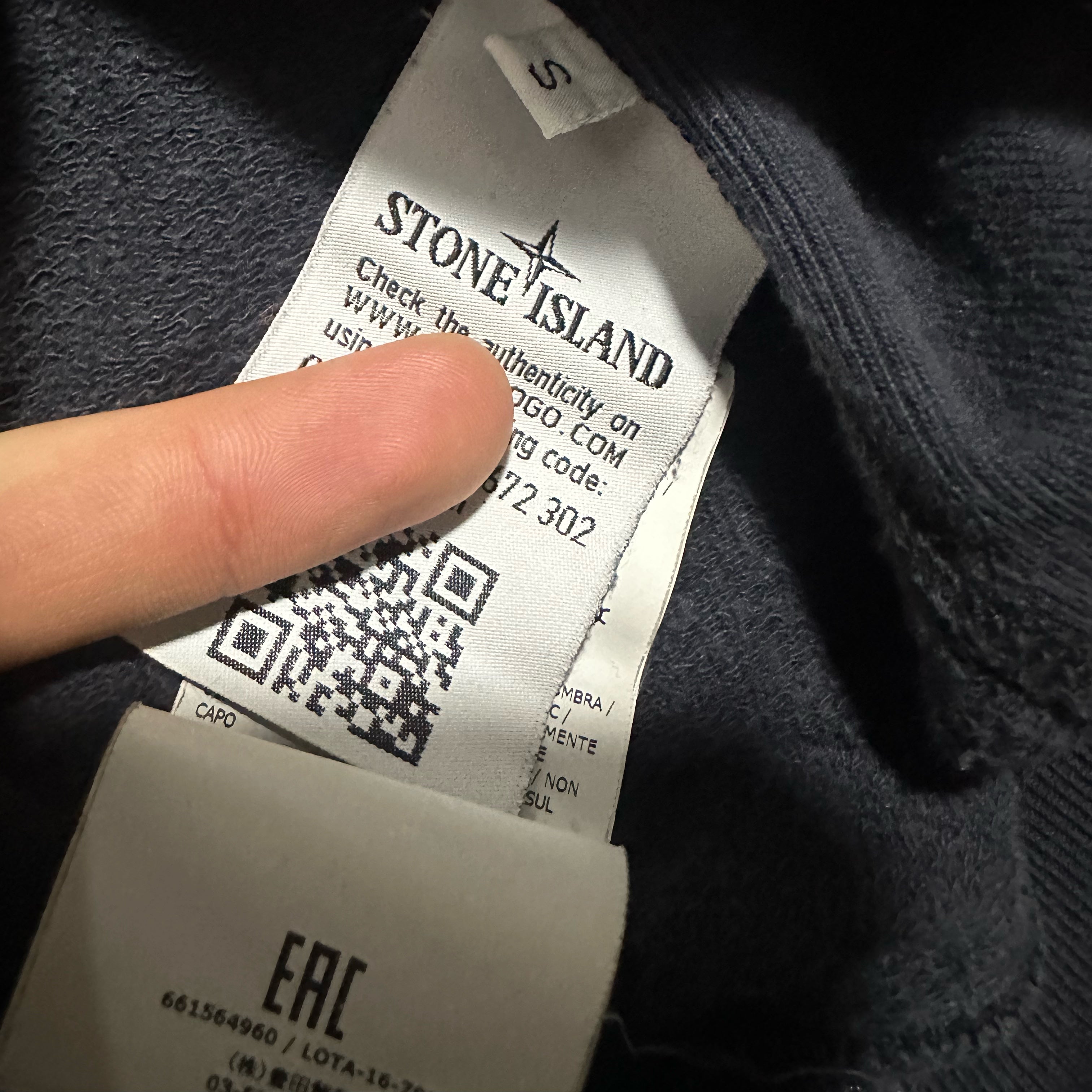 Stone Island Pullover Cotton Hoodie with Drawstrings
