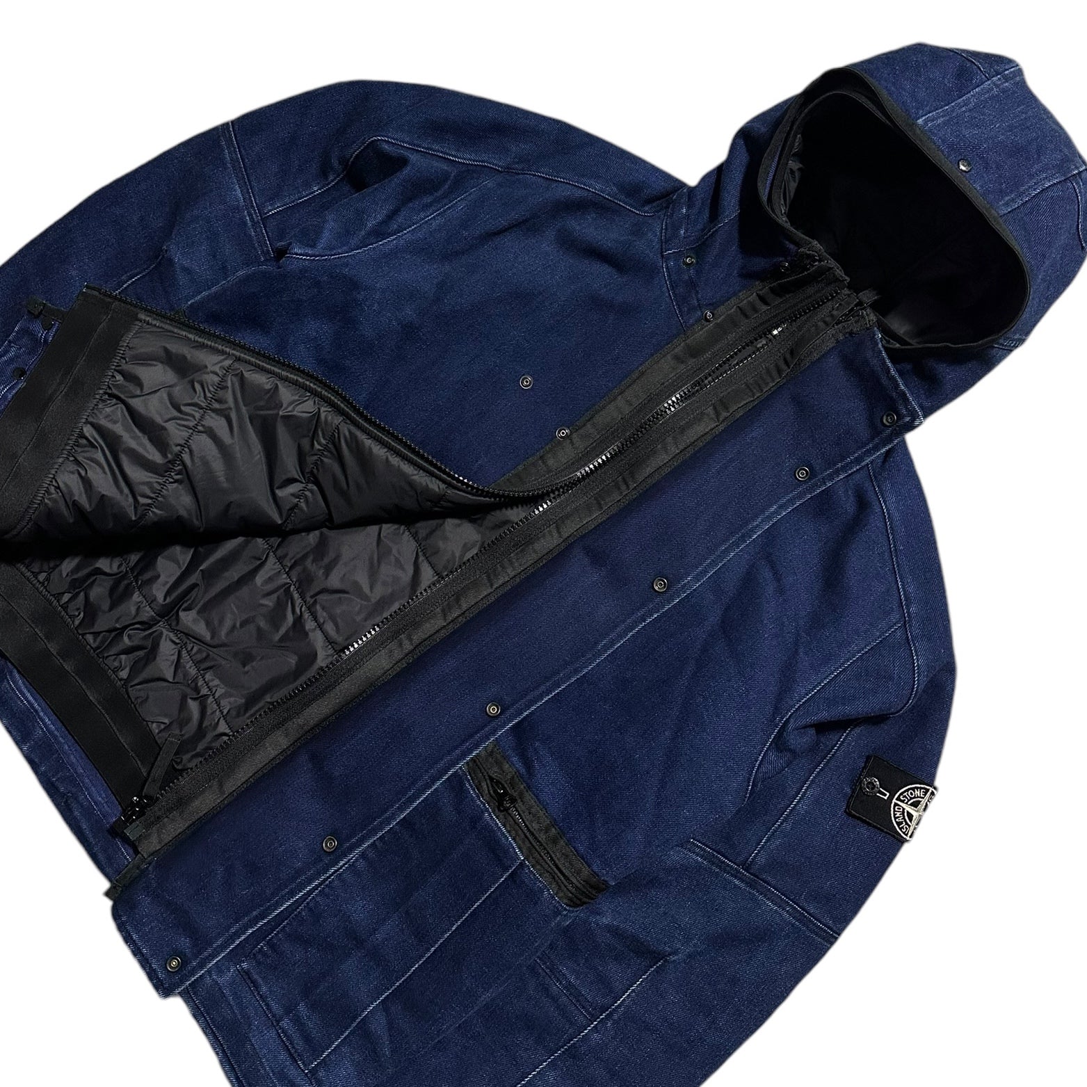 Stone Island Polypropylene 2 in 1 Denim Jacket