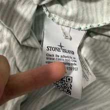 Load image into Gallery viewer, Stone Island x Supreme Striped Long Sleeved T Shirt with Spell Out Logo
