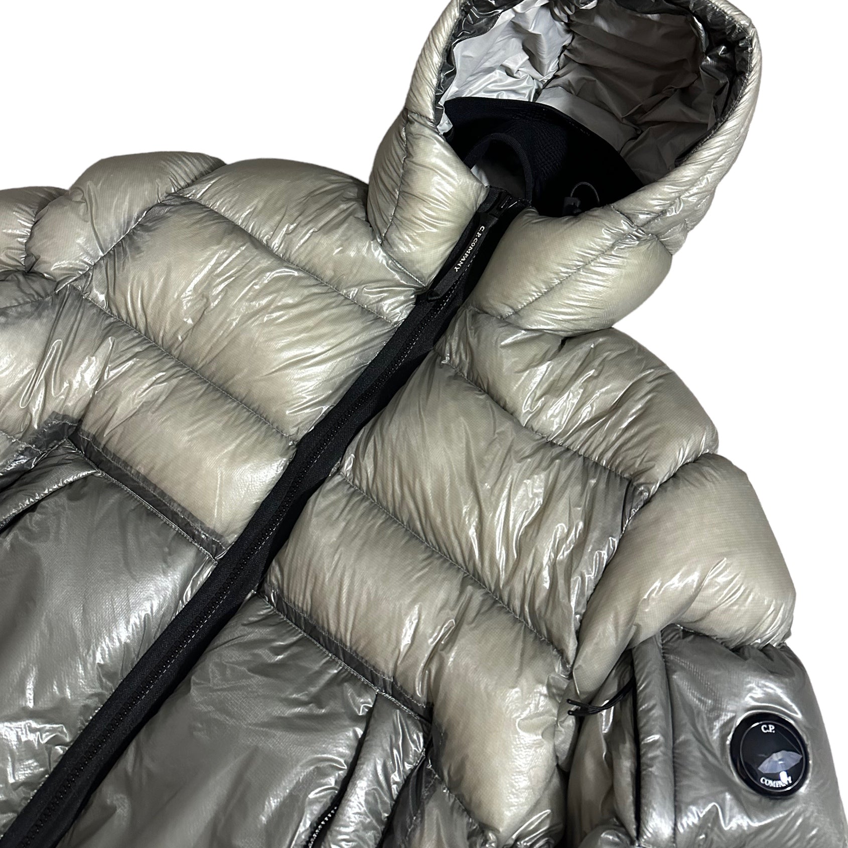 CP Company DD Shell Down Puffer Jacket with Micro Lens