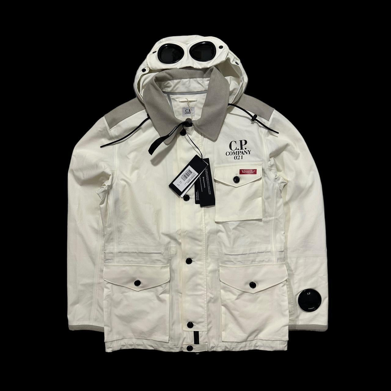 CP Company Ventile La Mille Goggle Jacket with Watch viewer Lens