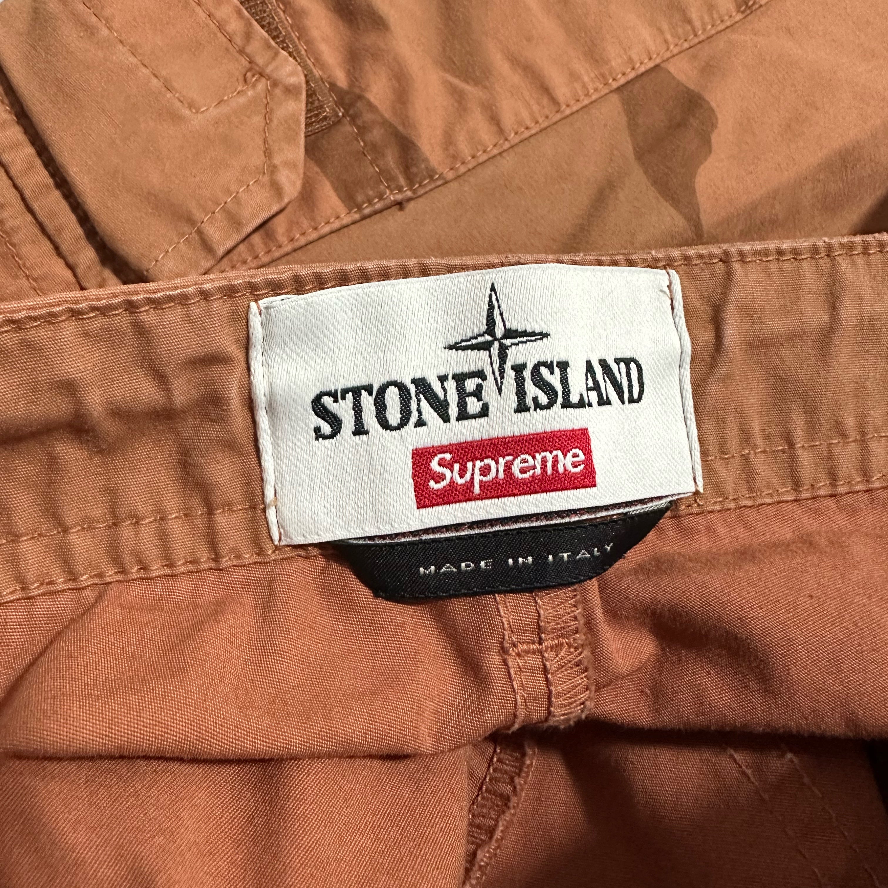 Stone Island x Supreme Desert Camo Cargo Trousers