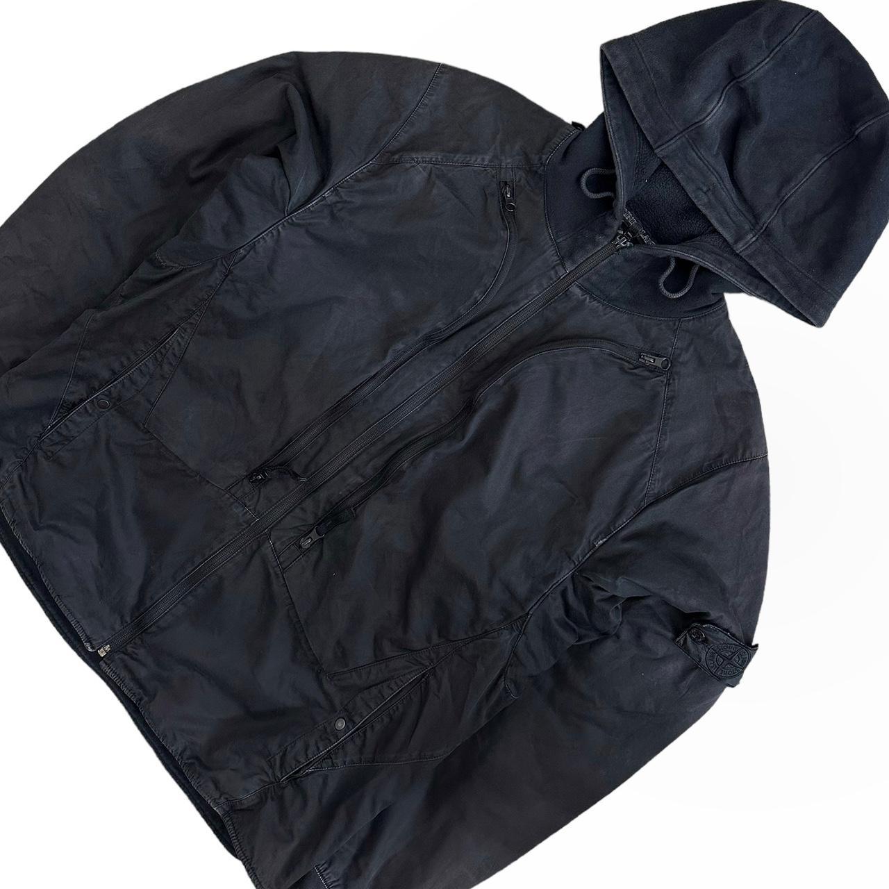 Stone Island Shadow Project Batavia-T Zip Up Jacket with thick cotton hoodie