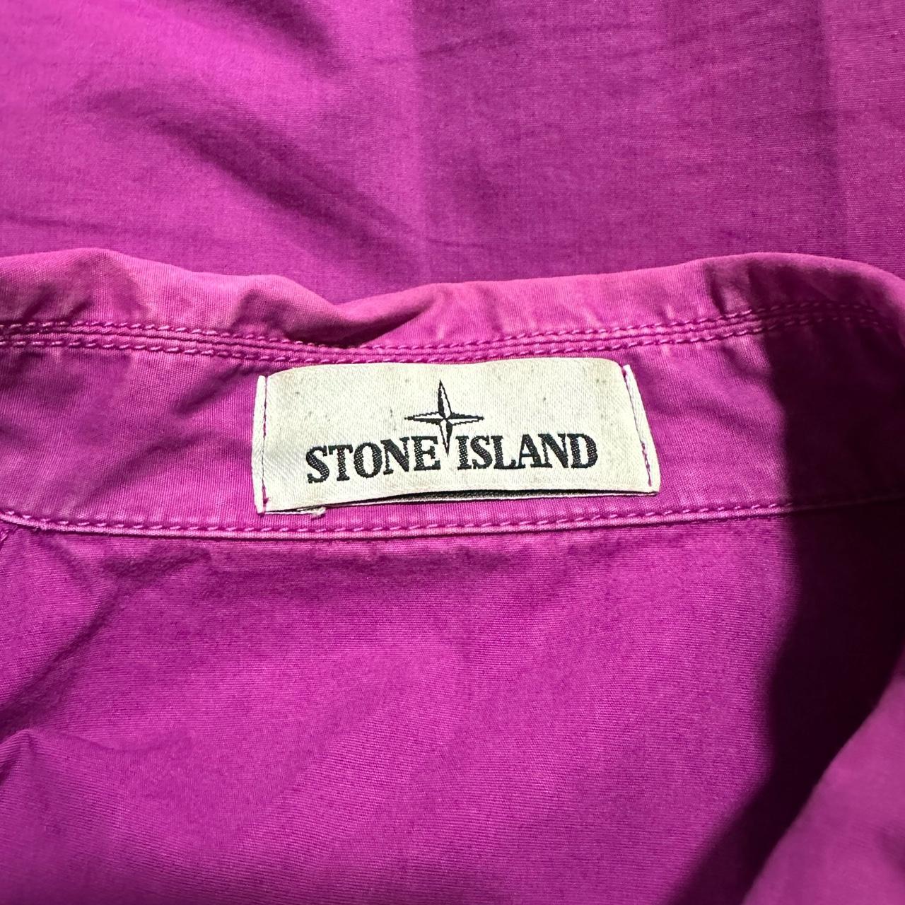 Stone Island Zip Up Double Pocket Overshirt