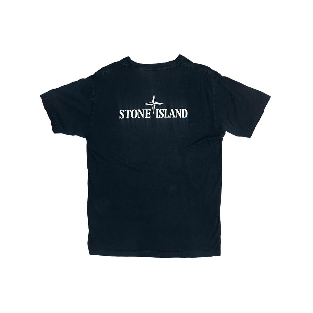Stone Island Short Sleeved Spell Out T Shirt