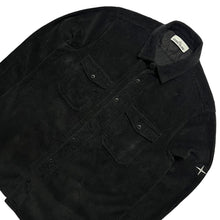 Load image into Gallery viewer, Stone Island Corduroy Embroidered Compass Logo Button Up Shirt
