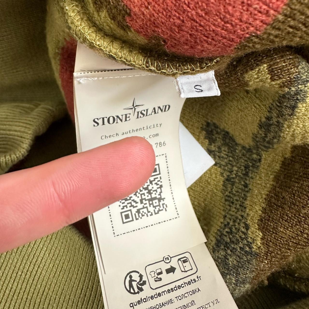 Stone Island Heritage Camo Sherpa Fleece Pullover Jumper