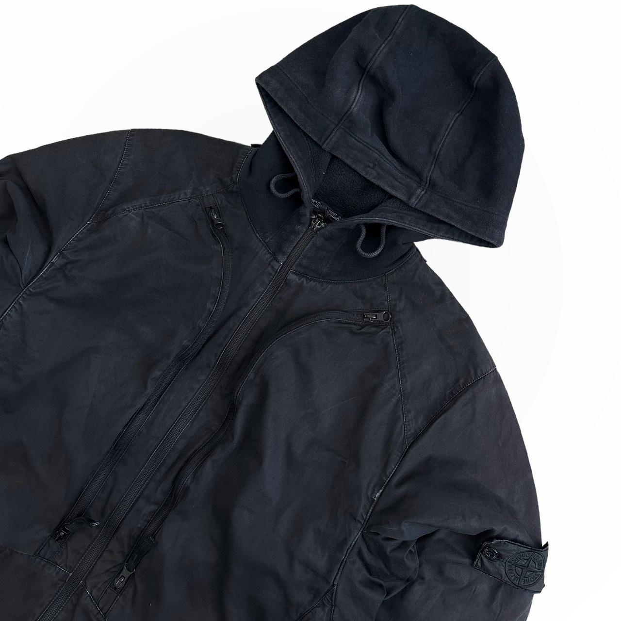 Stone Island Shadow Project Batavia-T Zip Up Jacket with thick cotton hoodie