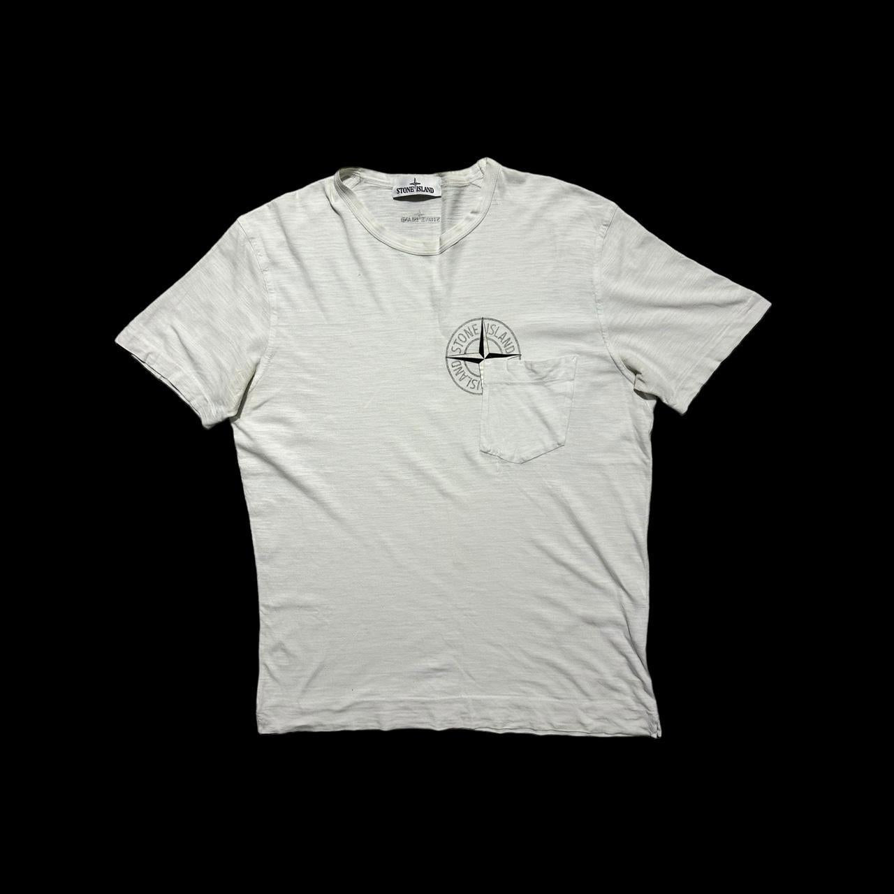 Stone Island Short Sleeved Pocket Compass Logo T Shirt