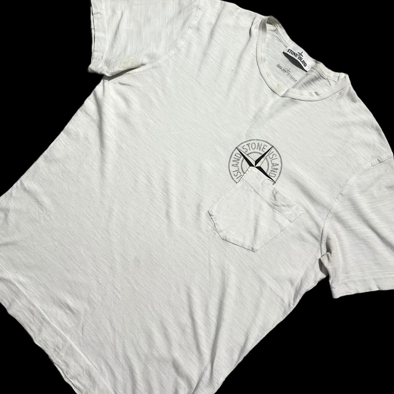 Stone Island Short Sleeved Pocket Compass Logo T Shirt