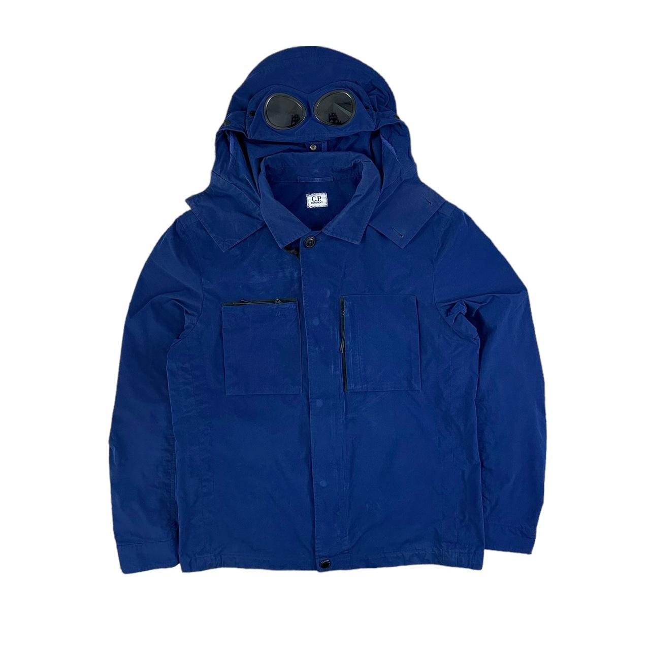 CP Company Zip Up Cotton Nylon Goggle Hoodie