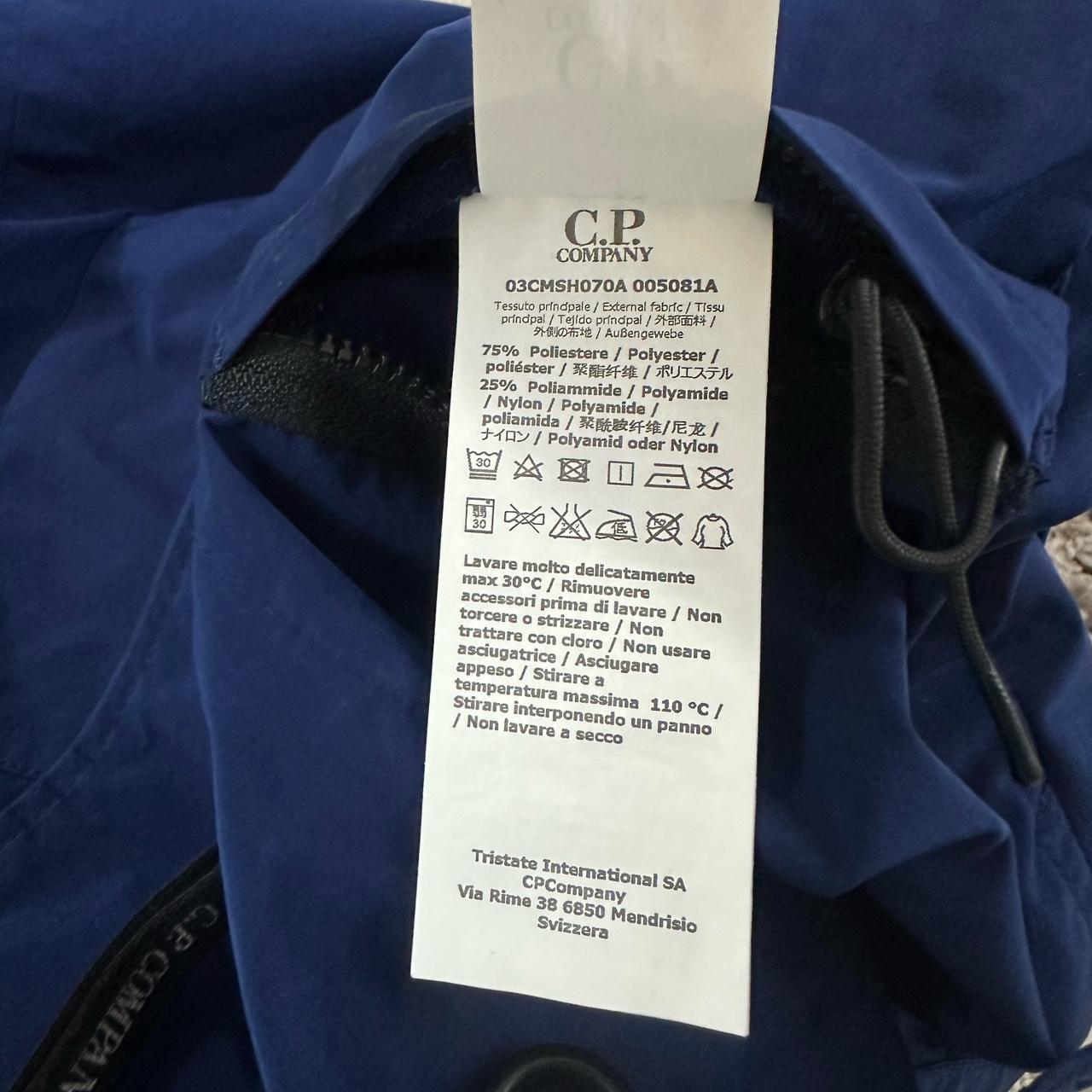 CP Company Zip Up Cotton Nylon Goggle Hoodie