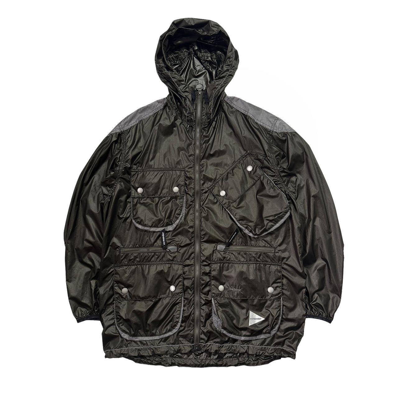 And Wander x Barbour Skiny Wind MultiPocket Zip Up Jacket