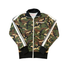 Load image into Gallery viewer, Palm Angels Zip Up Track Jacket in Camo
